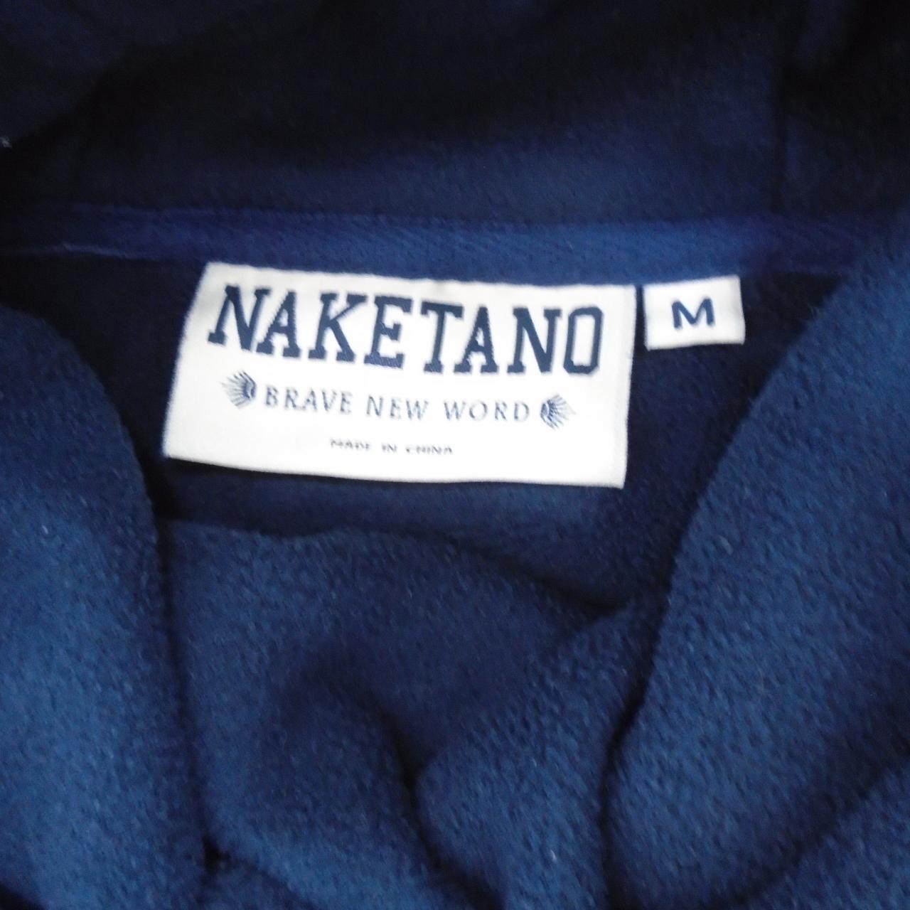 Damen-Hoodie Naketano. Dunkelblau. M. Gebraucht. Gut