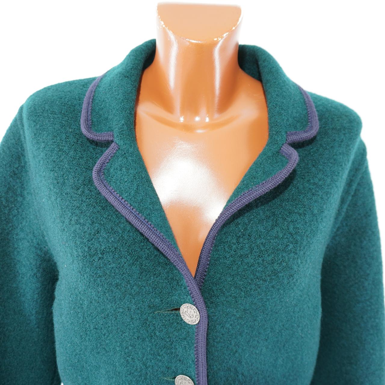 Chaqueta de mujer Giesswin. Verde. L. Usada. Buena