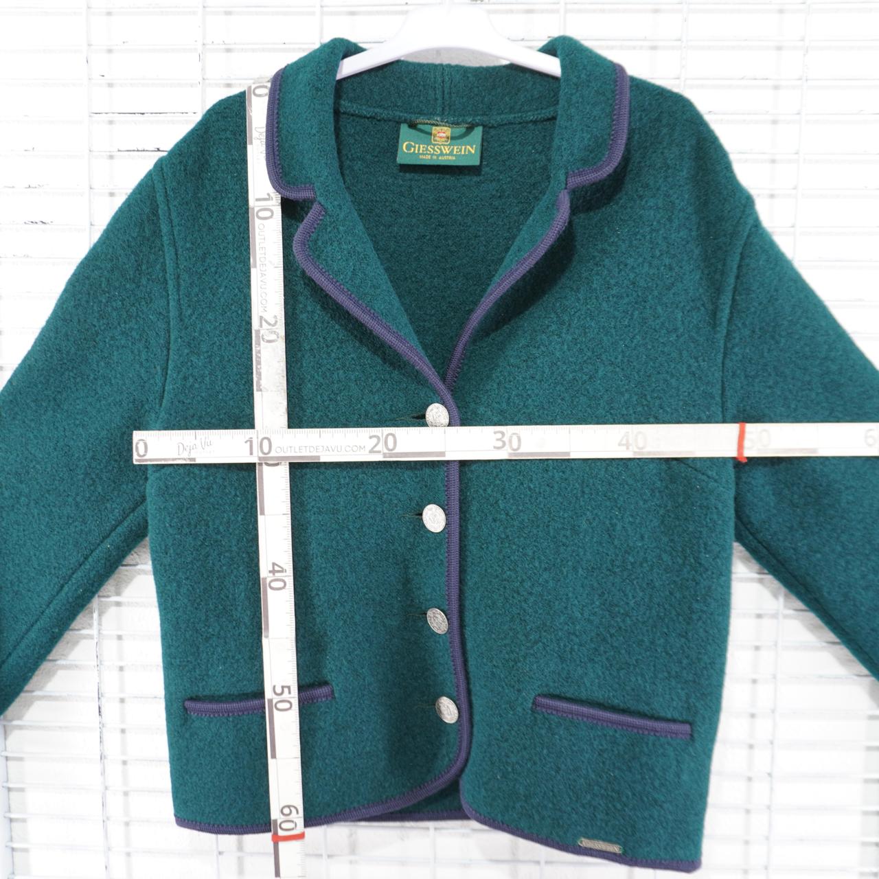 Chaqueta de mujer Giesswin. Verde. L. Usada. Buena