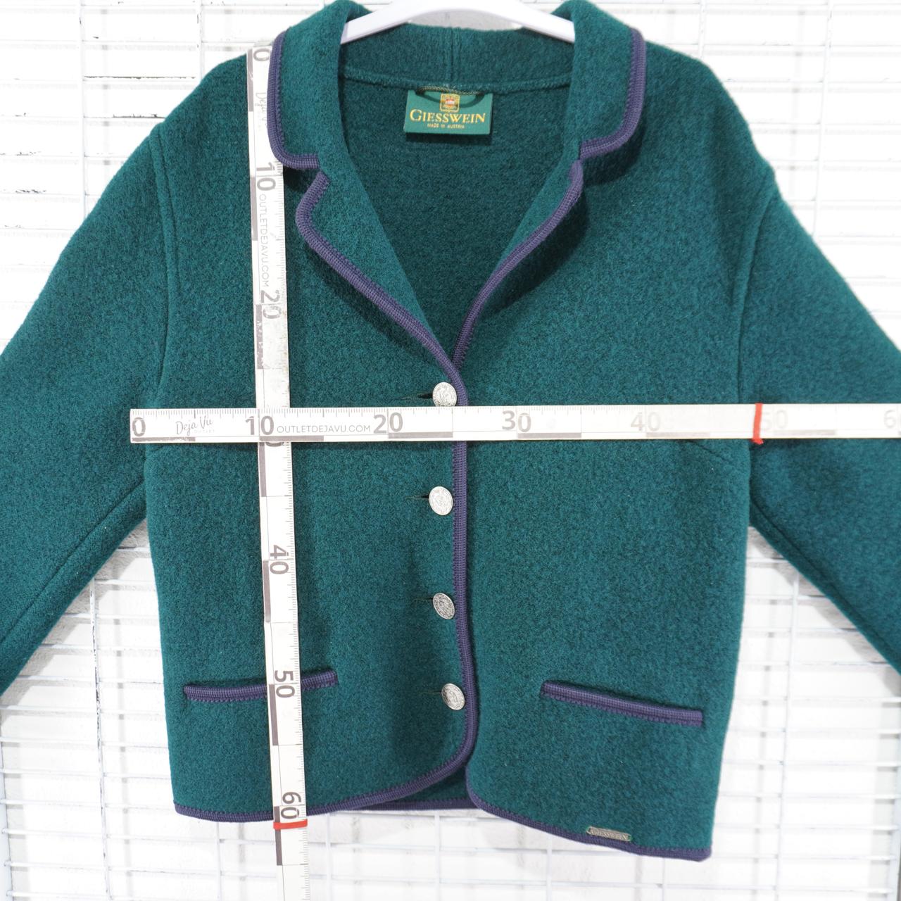 Chaqueta de mujer Giesswin. Verde. L. Usada. Buena