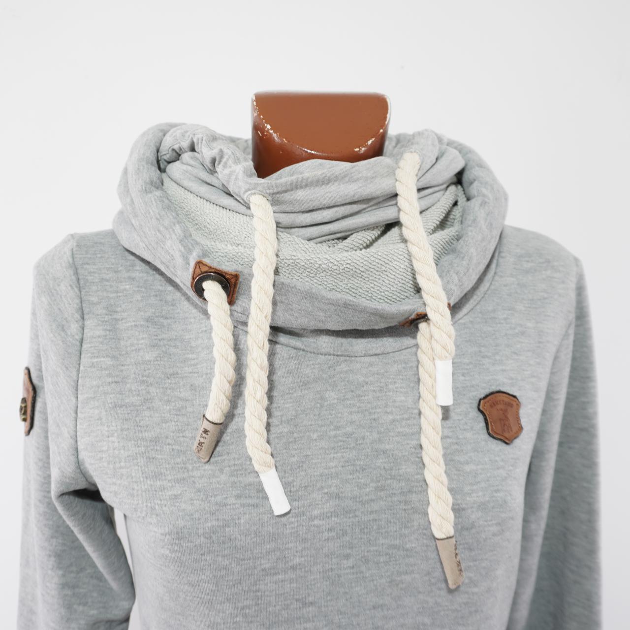 Women's Hoodie Naketano. Grey. M. Used. Good