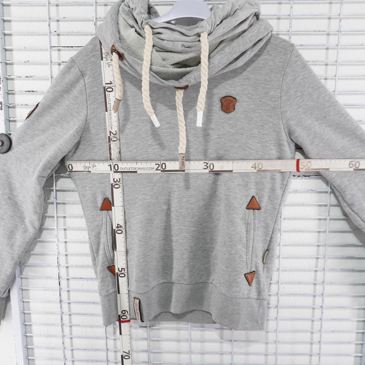 Women's Hoodie Naketano. Grey. M. Used. Good