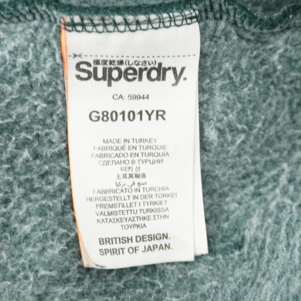 Vestido con capucha para mujer Superdry. Verde. M. Usado. En buen estado