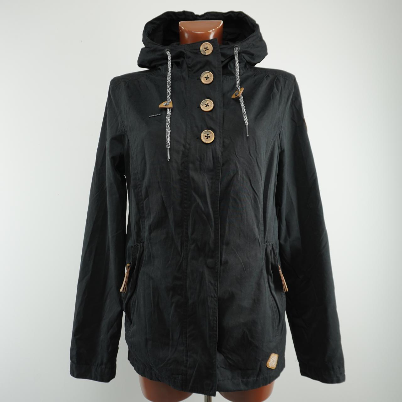 Women's Parka Ragwear. Black. L. Used. Good