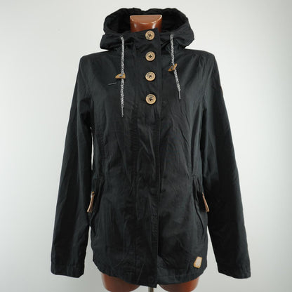 Women's Parka Ragwear. Black. L. Used. Good