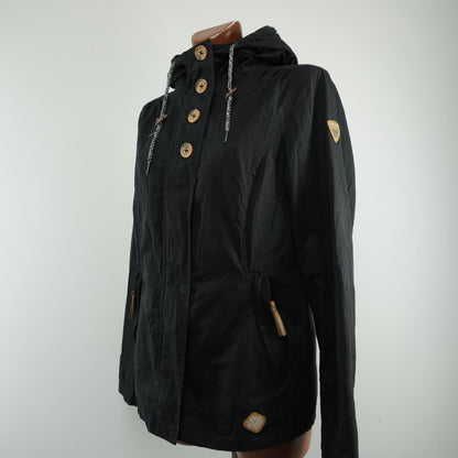 Women's Parka Ragwear. Black. L. Used. Good