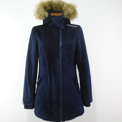 Parka para mujer Superdry. Azul oscuro. S. Usado. Bien