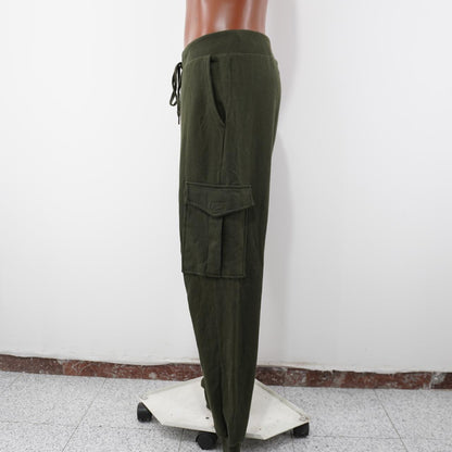 Pantalones de hombre Amaci &amp; Sans. Color caqui. Talla M. Usado. Buen estado