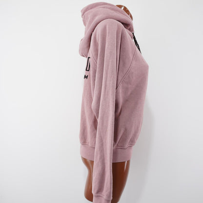 Sudadera con capucha para mujer Melting Stockholm. Rosa. Talla M. Usada. Buena calidad