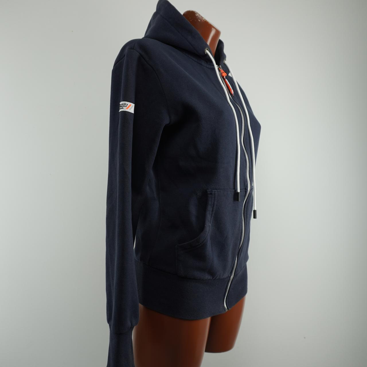 Women's Hoodie Superdry. Dark blue. XS. Used. Good