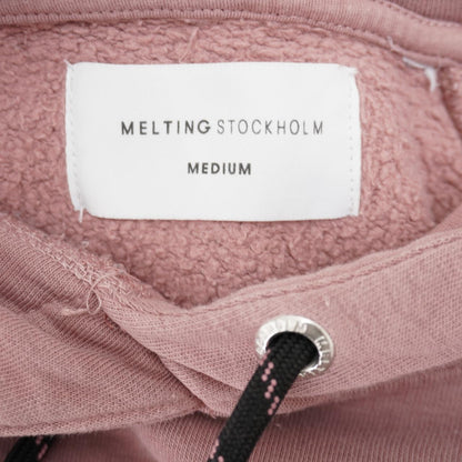 Sudadera con capucha para mujer Melting Stockholm. Rosa. Talla M. Usada. Buena calidad