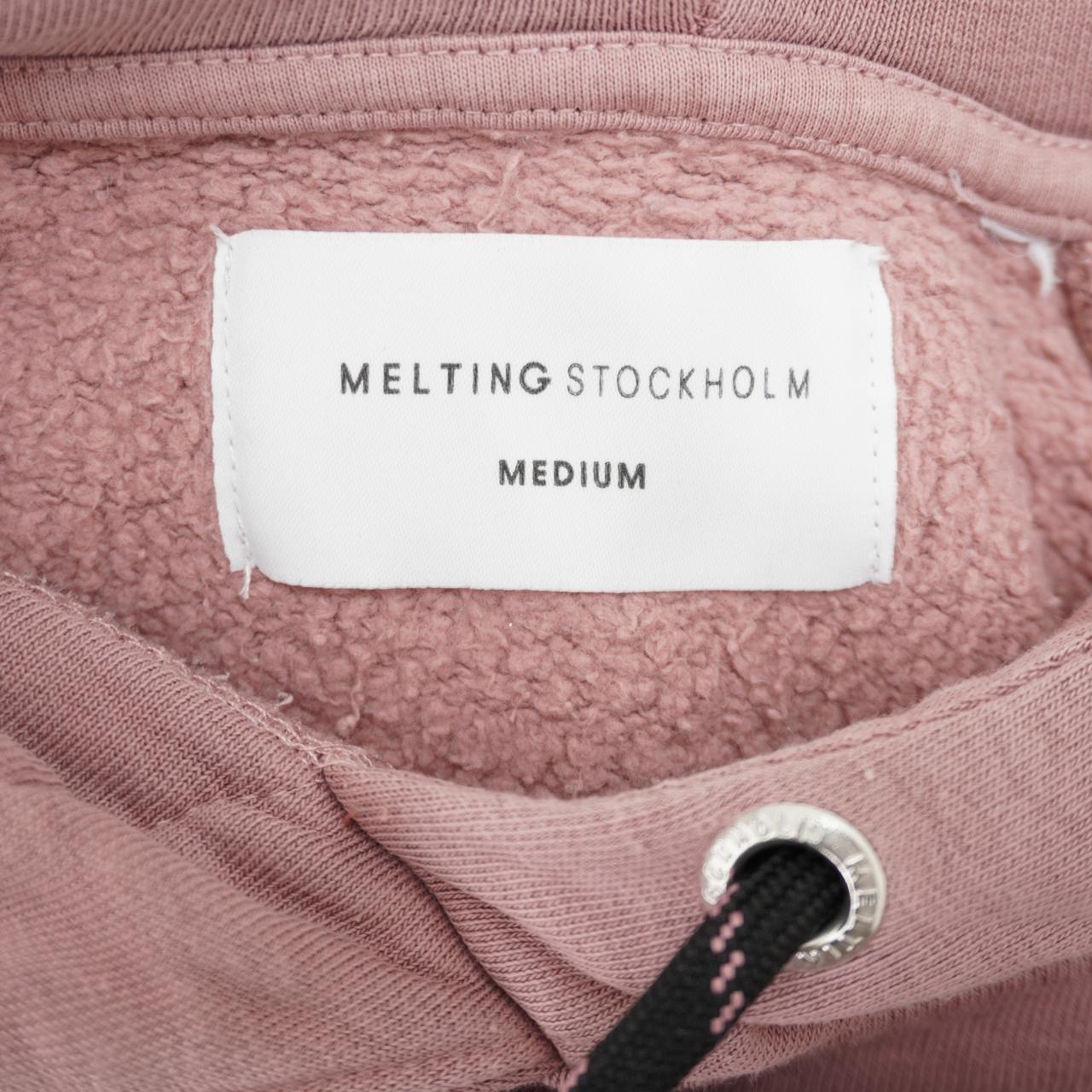 Sudadera con capucha para mujer Melting Stockholm. Rosa. Talla M. Usada. Buena calidad