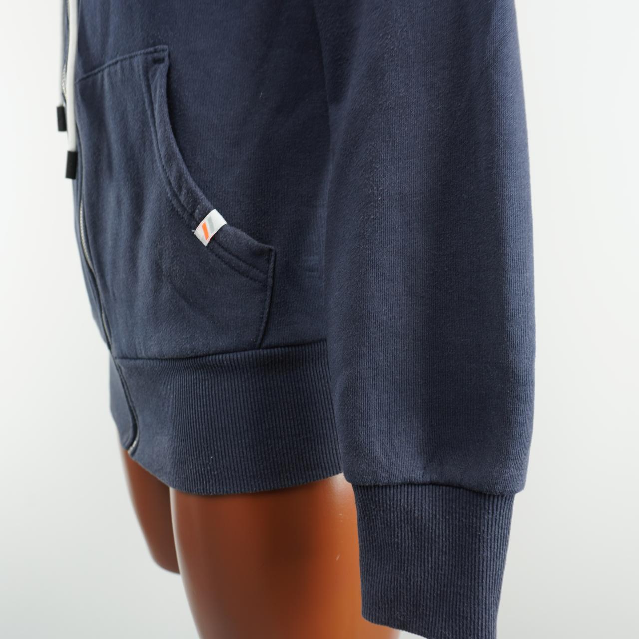 Sudadera con capucha para mujer Superdry. Azul oscuro. Talla XS. Usada. En buen estado.