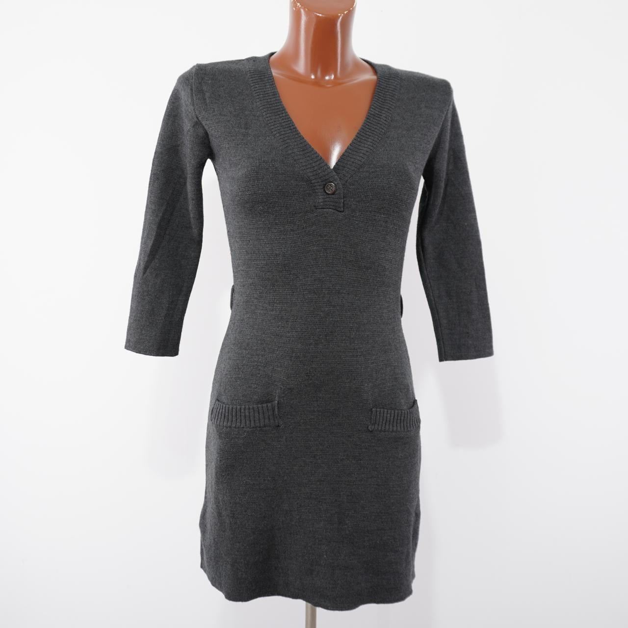 Vestido de mujer Mango. Gris. M. Usado. Buen estado