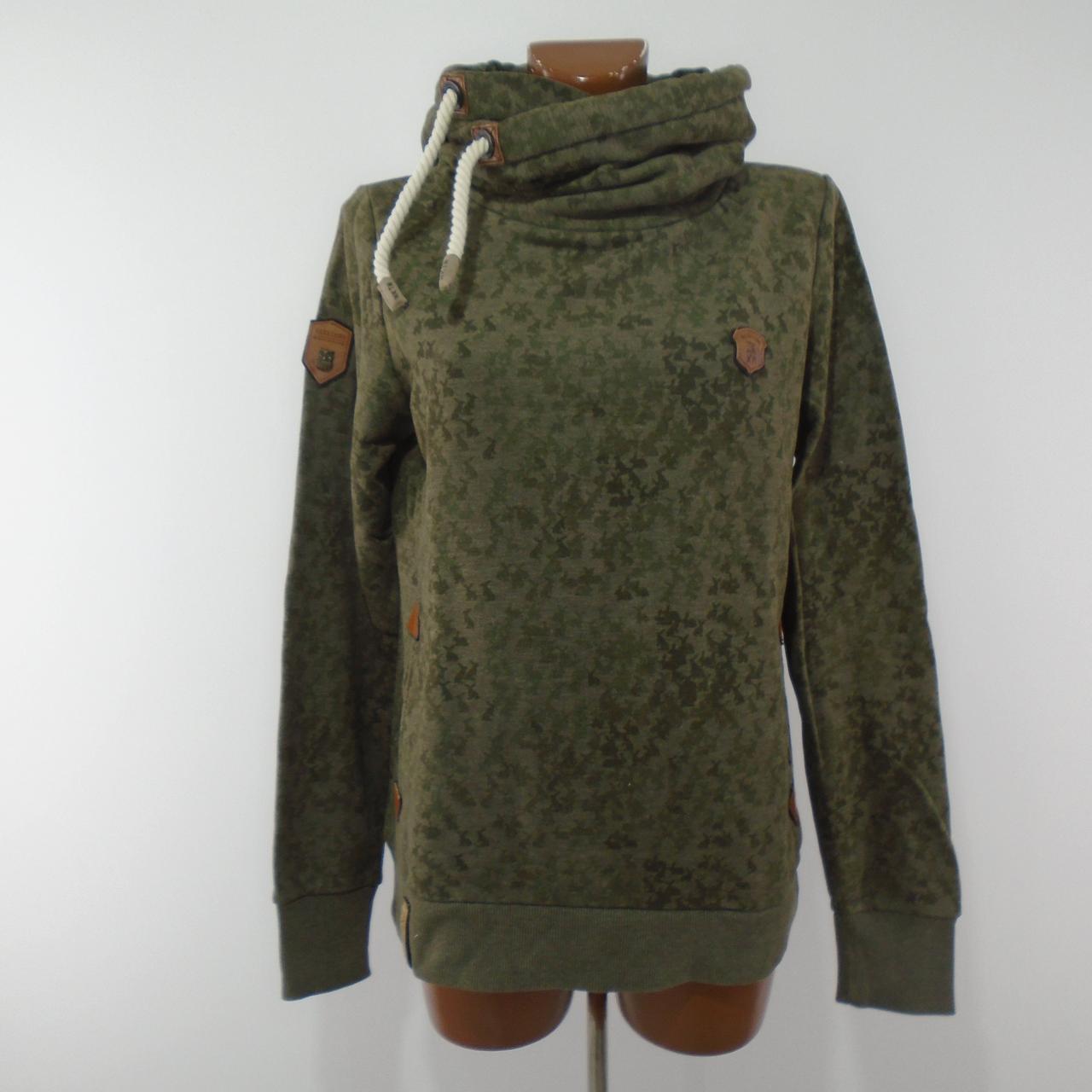 Sudadera con capucha para mujer Naketano. Caqui. SG. Usado. Bien