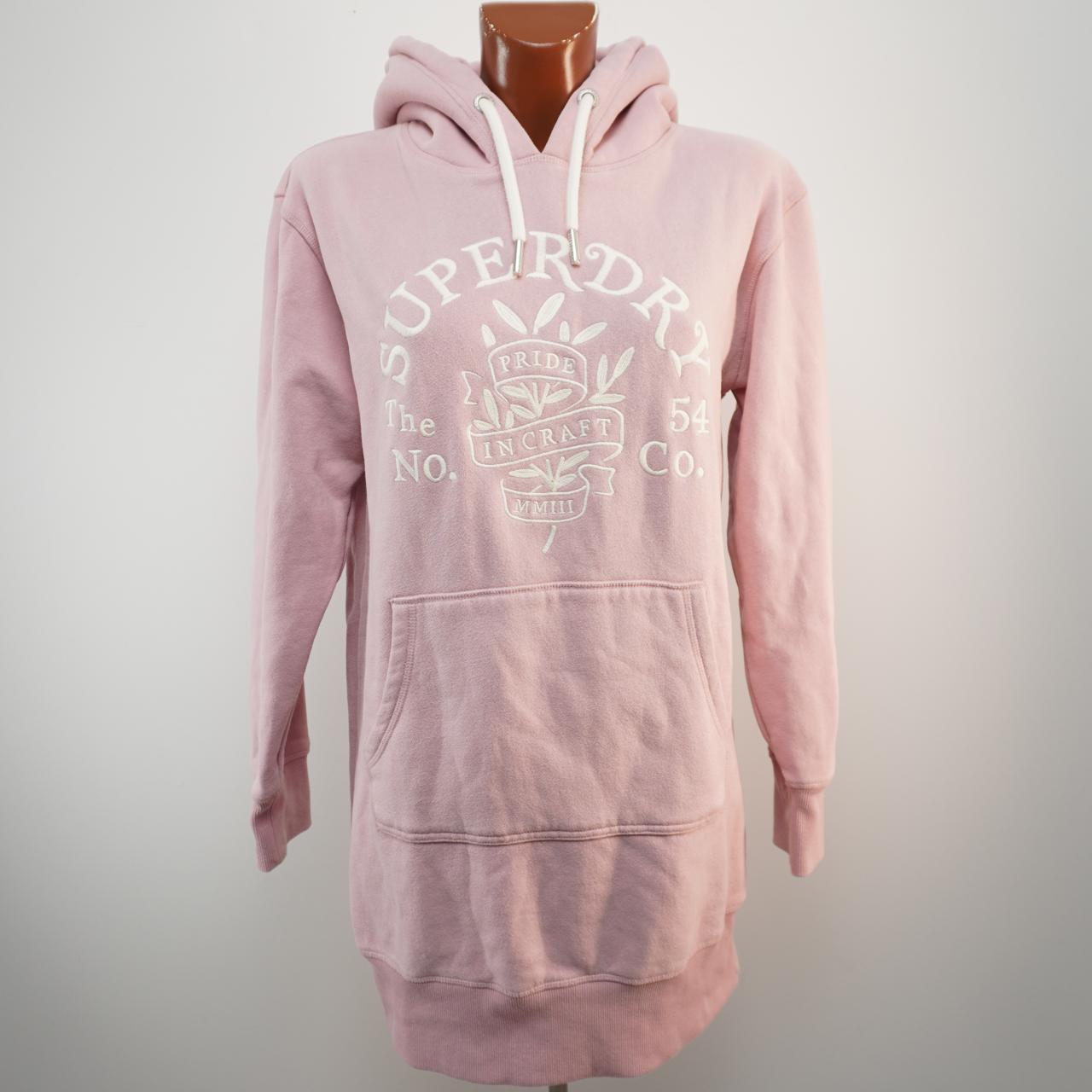 Sudadera con capucha para mujer Superdry. Rosa. L.Usado. Bien