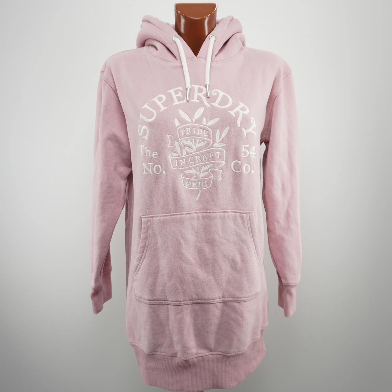 Sudadera con capucha para mujer Superdry. Rosa. L.Usado. Bien