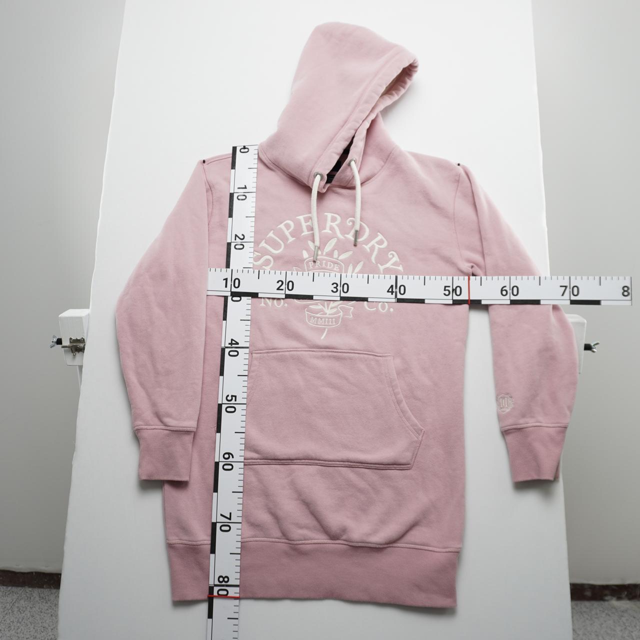 Sudadera con capucha para mujer Superdry. Rosa. L.Usado. Bien