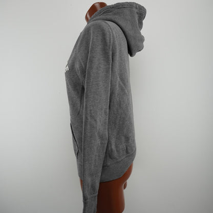 Sudadera con capucha para mujer Abercrombie &amp; Fitch. Gris. Talla L. Usada. En buen estado.