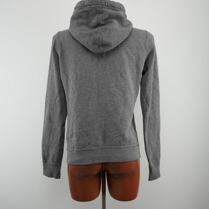 Sudadera con capucha para mujer Abercrombie &amp; Fitch. Gris. Talla L. Usada. En buen estado.