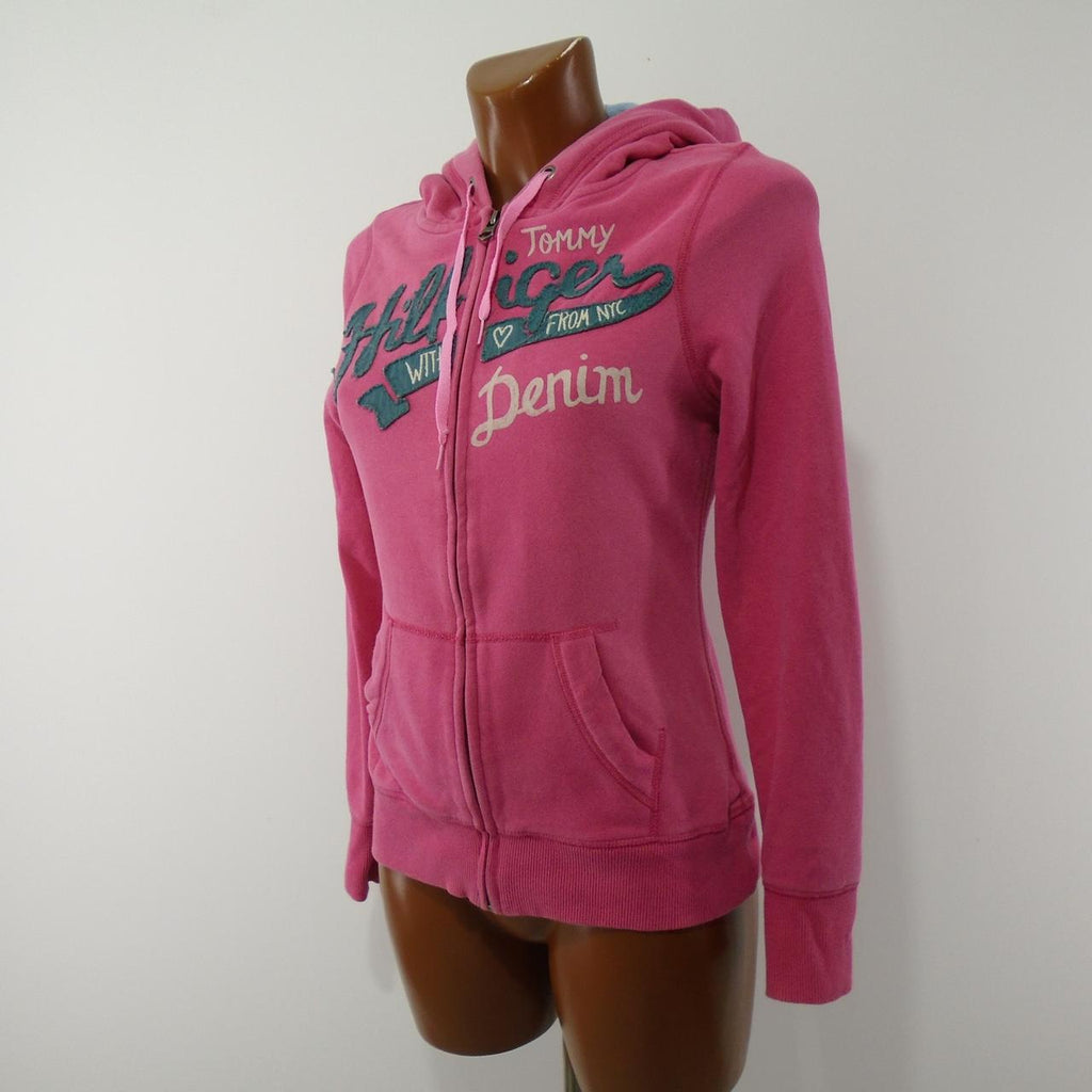 Women's Hoodie Tommy Hilfiger. Pink. XS. Used. Good