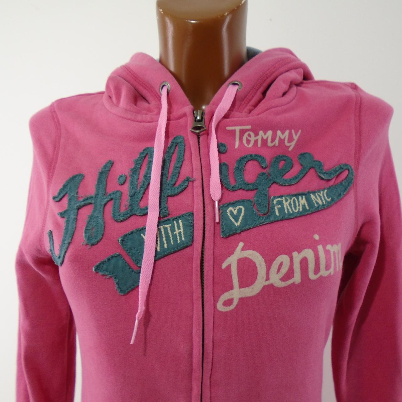 Women's Hoodie Tommy Hilfiger. Pink. XS. Used. Good