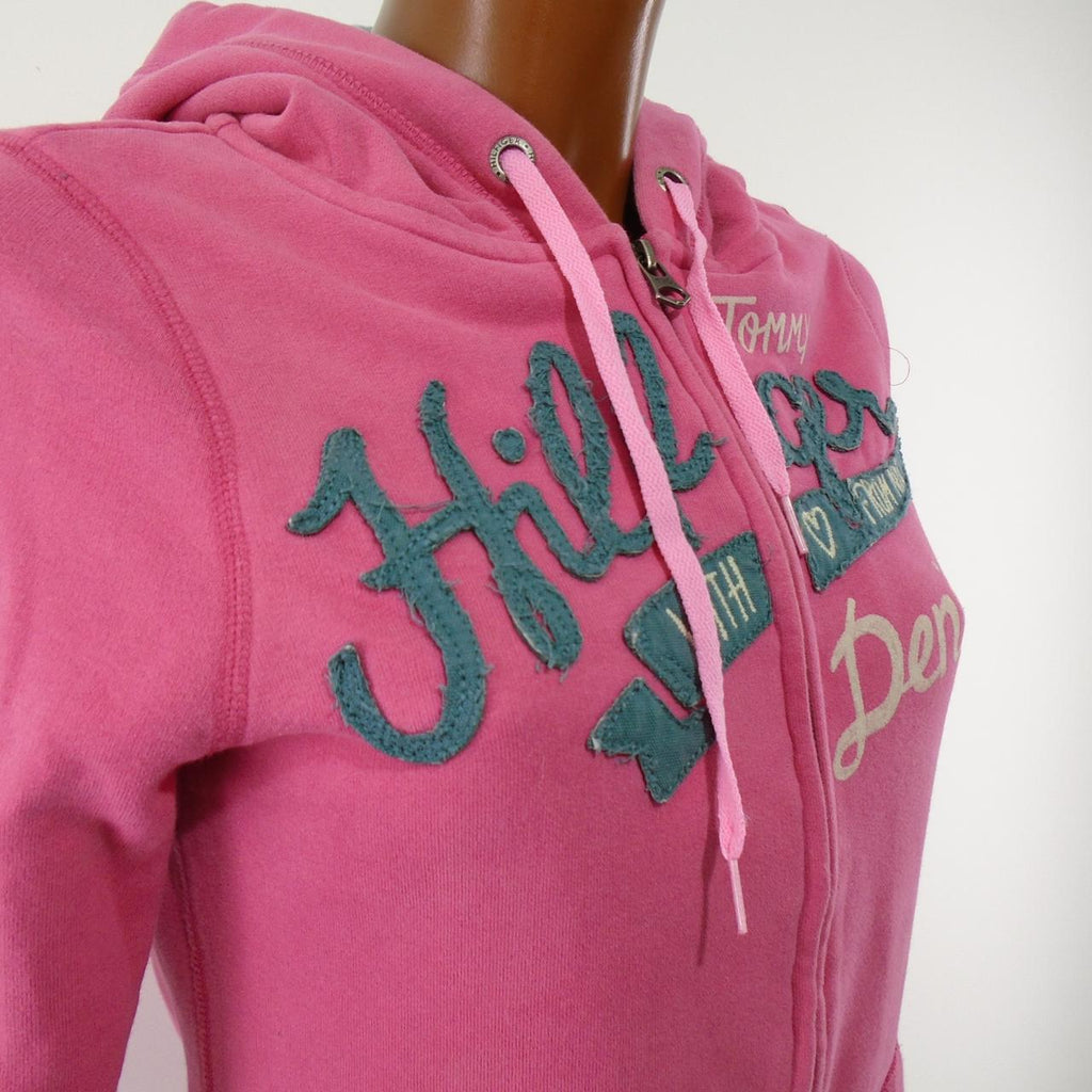 Women's Hoodie Tommy Hilfiger. Pink. XS. Used. Good