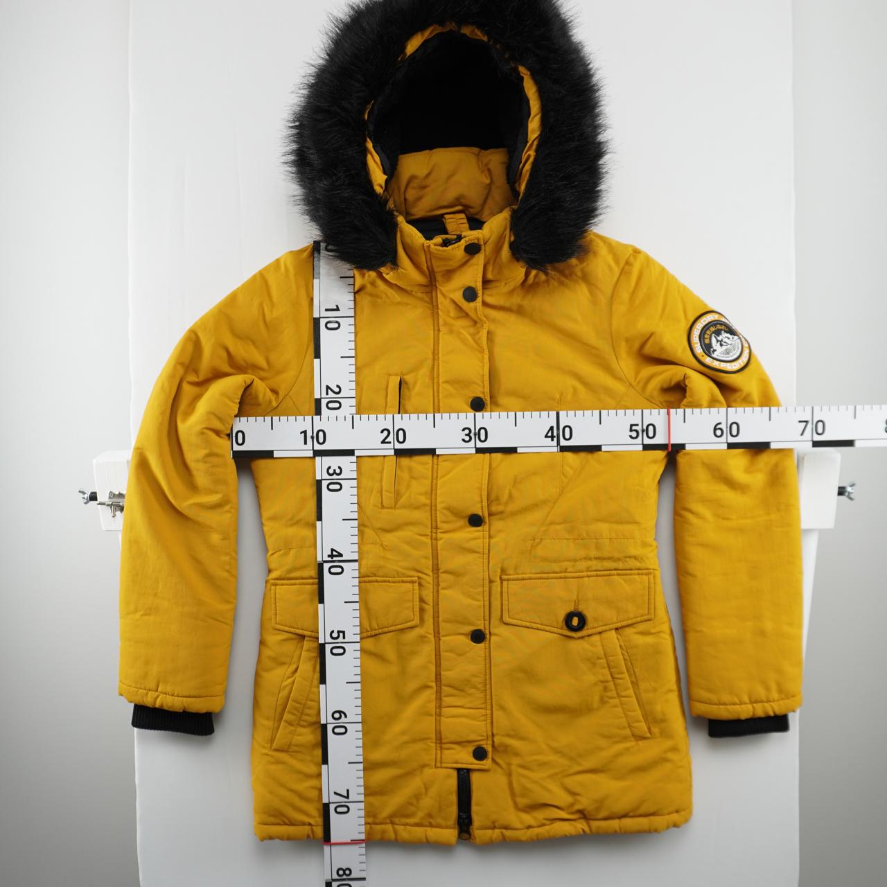 Women's Parka Superdry. Yellow. M. Used. Good