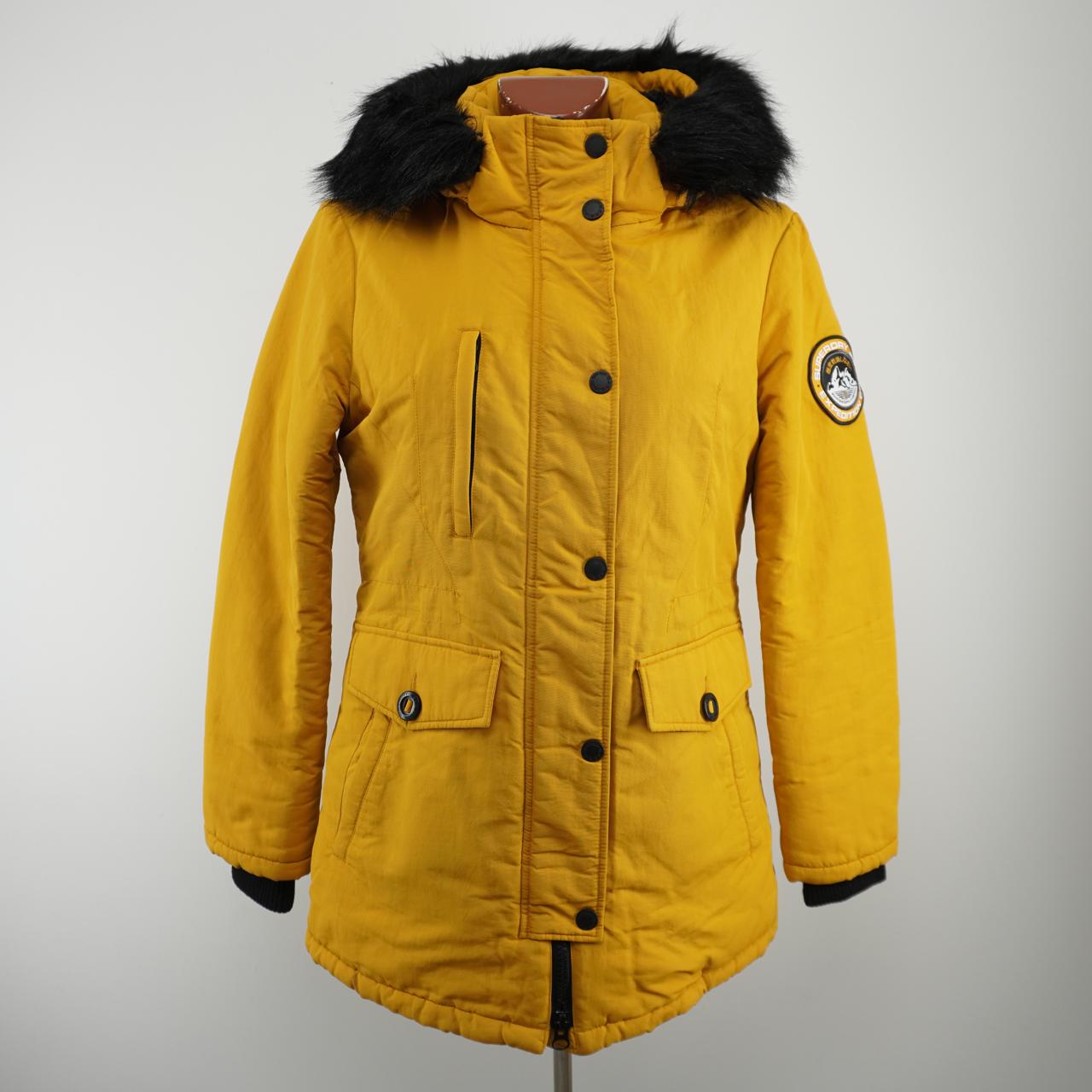 Women's Parka Superdry. Yellow. M. Used. Good