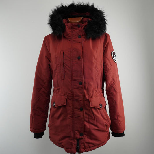 Women's Parka Superdry. Red. L. Used. Good