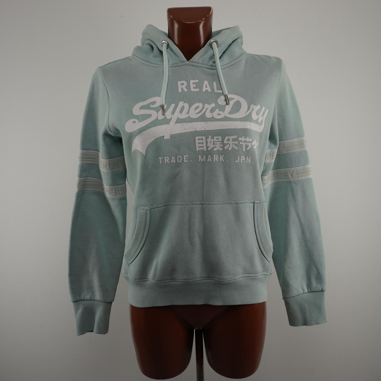 Sudadera con capucha para mujer Superdry. Gris. L.Usado. Bien