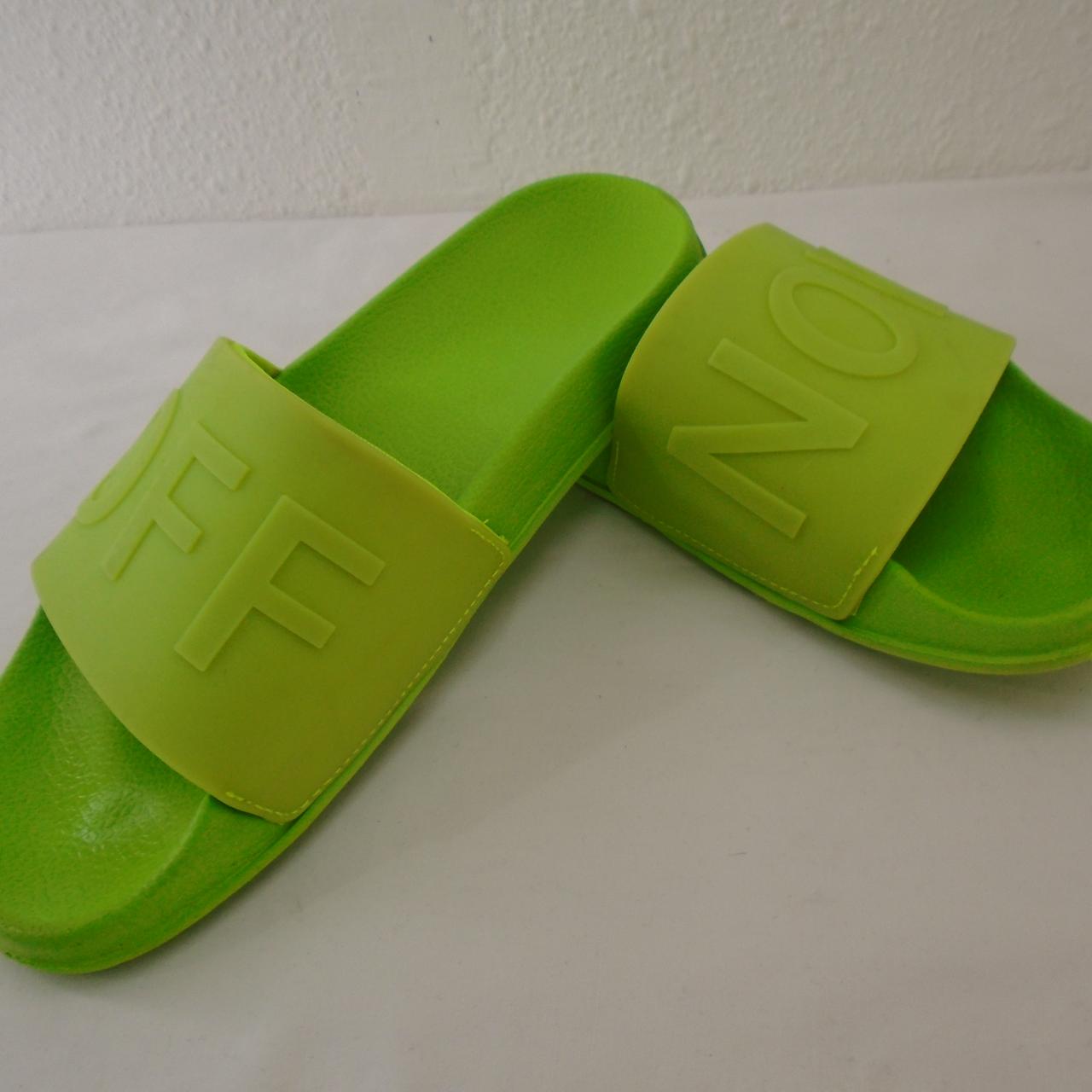 Women's Slippers Tedi. Green. 36/37. Used. Satisfactory