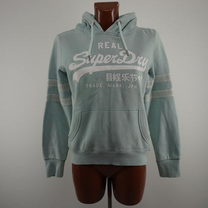 Sudadera con capucha para mujer Superdry. Gris. L.Usado. Bien