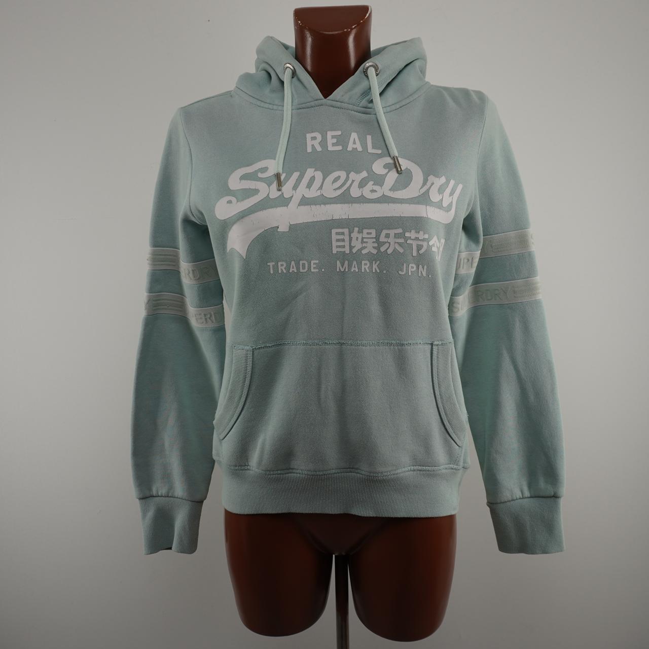 Sudadera con capucha para mujer Superdry. Gris. L.Usado. Bien