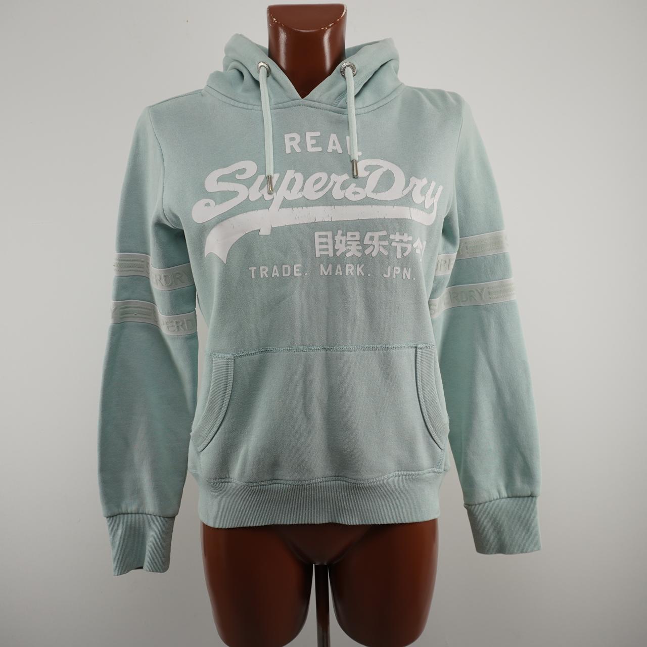 Sudadera con capucha para mujer Superdry. Gris. L.Usado. Bien