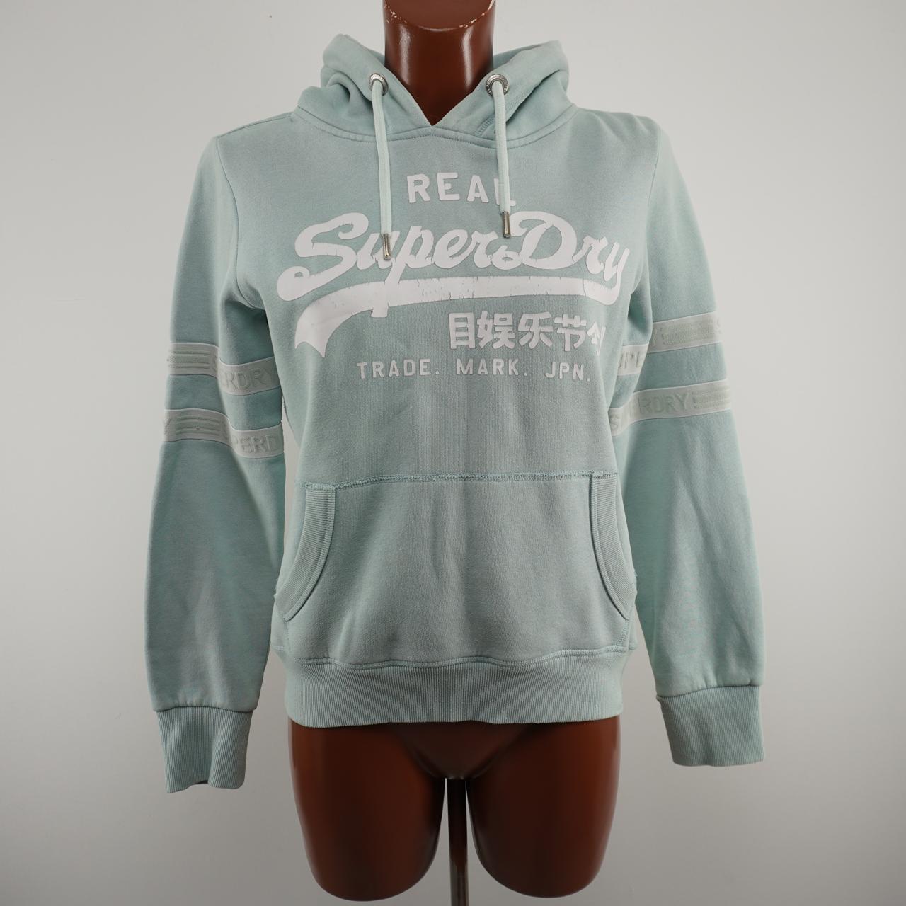 Sudadera con capucha para mujer Superdry. Gris. L.Usado. Bien