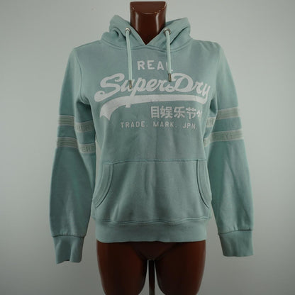 Sudadera con capucha para mujer Superdry. Gris. L.Usado. Bien