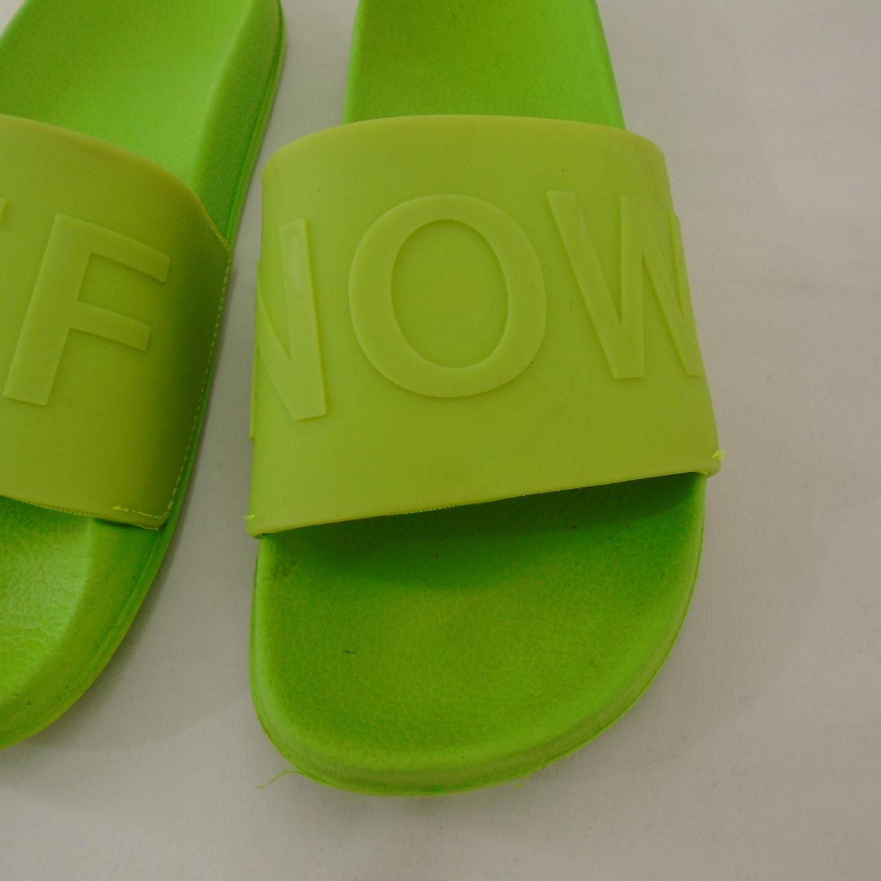 Women's Slippers Tedi. Green. 36/37. Used. Satisfactory