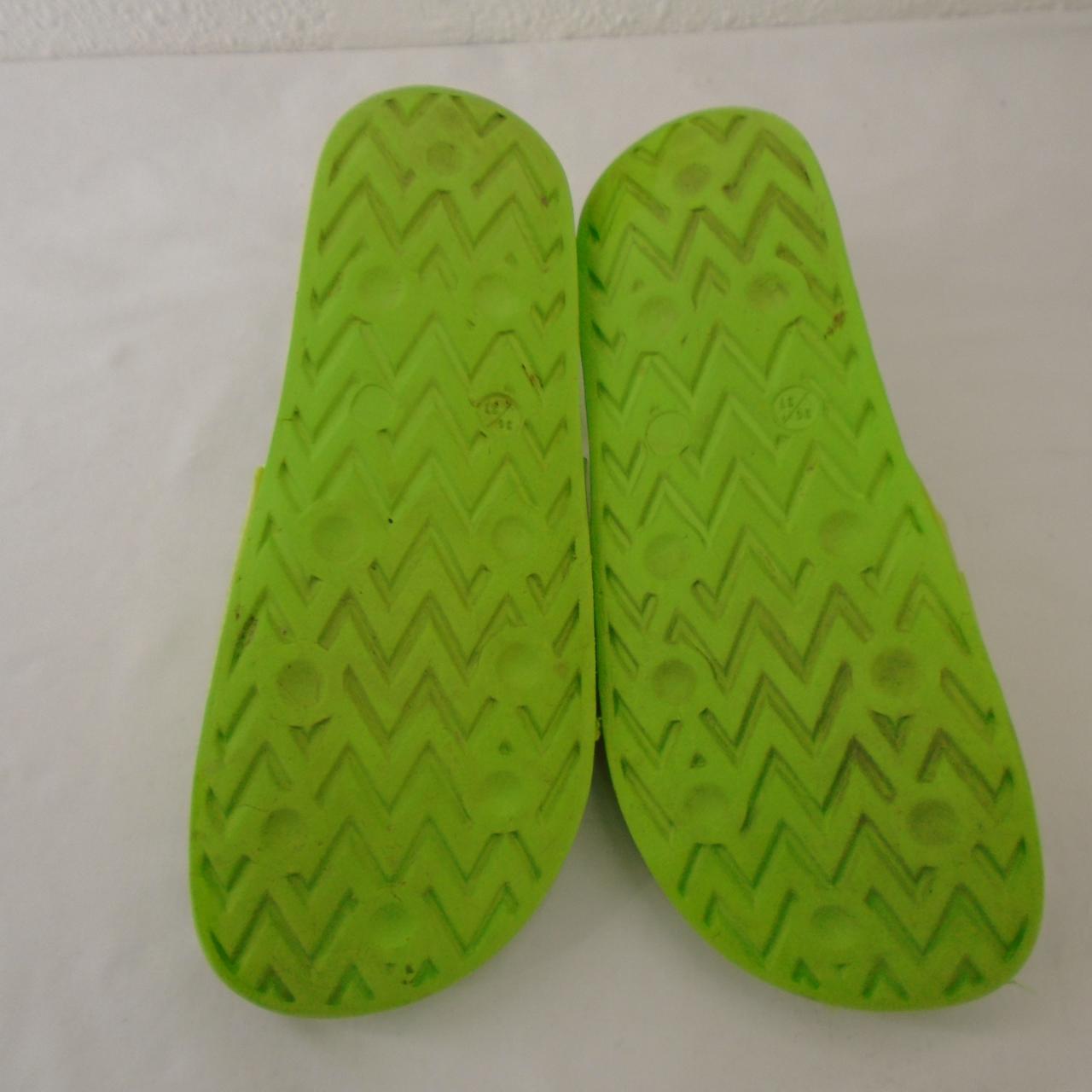 Women's Slippers Tedi. Green. 36/37. Used. Satisfactory