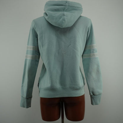 Sudadera con capucha para mujer Superdry. Gris. L.Usado. Bien