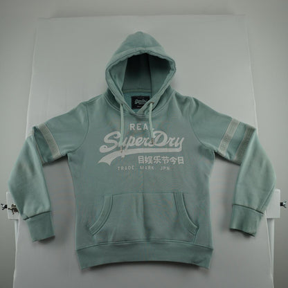 Sudadera con capucha para mujer Superdry. Gris. L.Usado. Bien