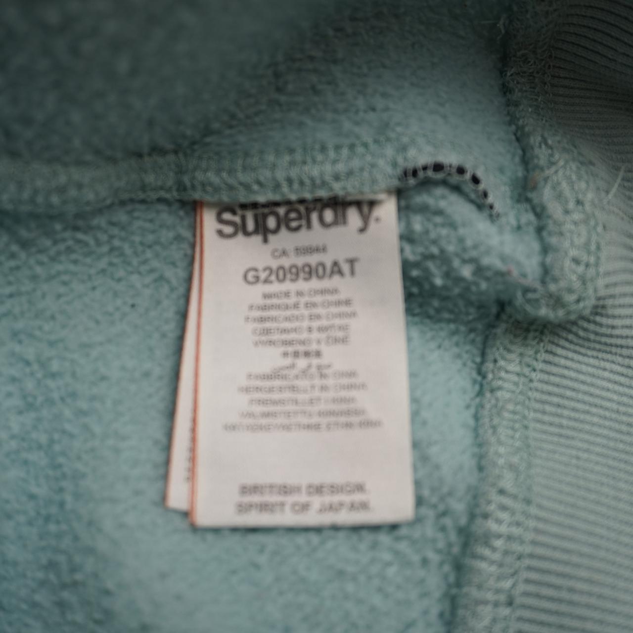 Sudadera con capucha para mujer Superdry. Gris. L.Usado. Bien