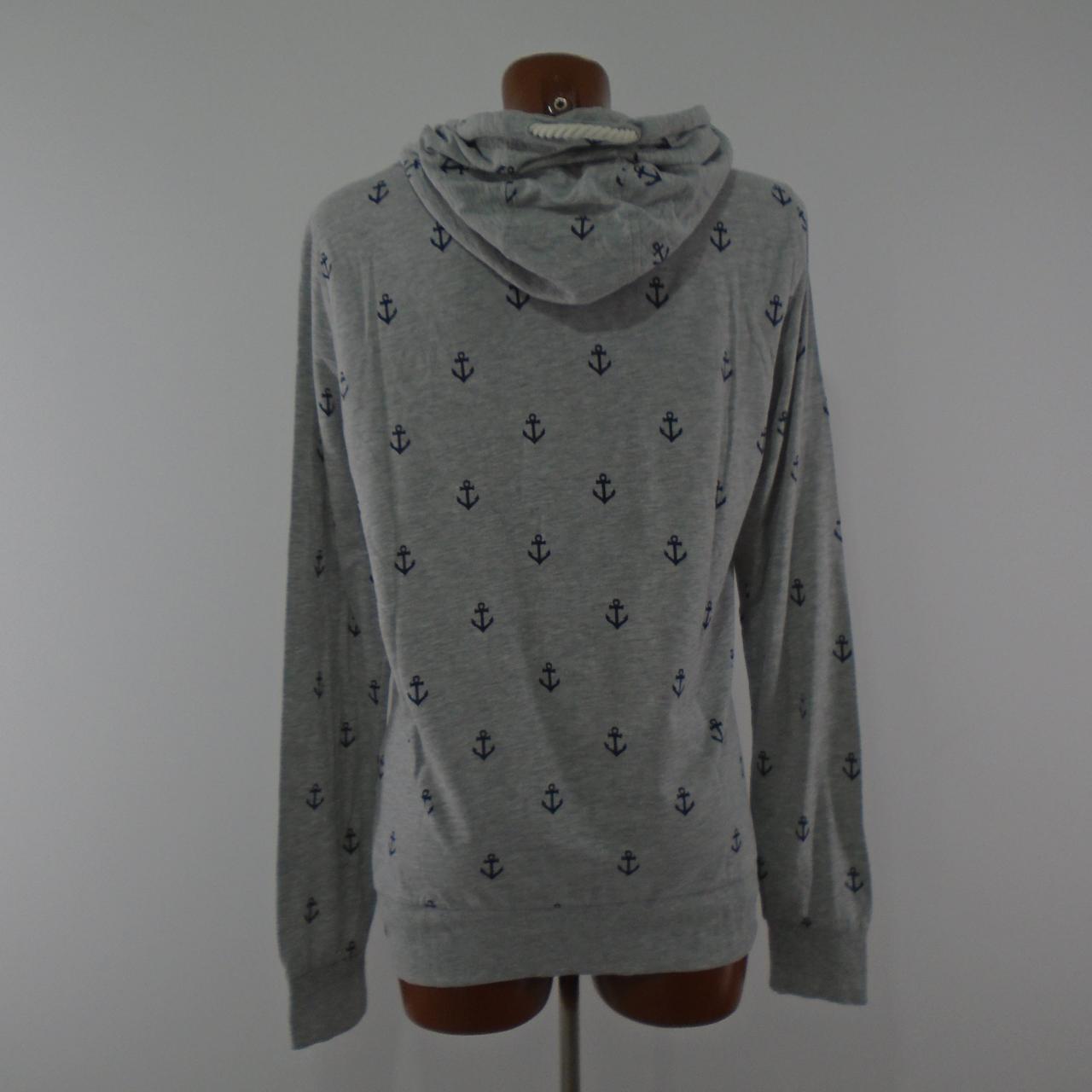 Damen-Hoodie Naketano. Grau. L. Gebraucht. Gut