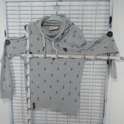 Women's Hoodie Naketano. Grey. L. Used. Good