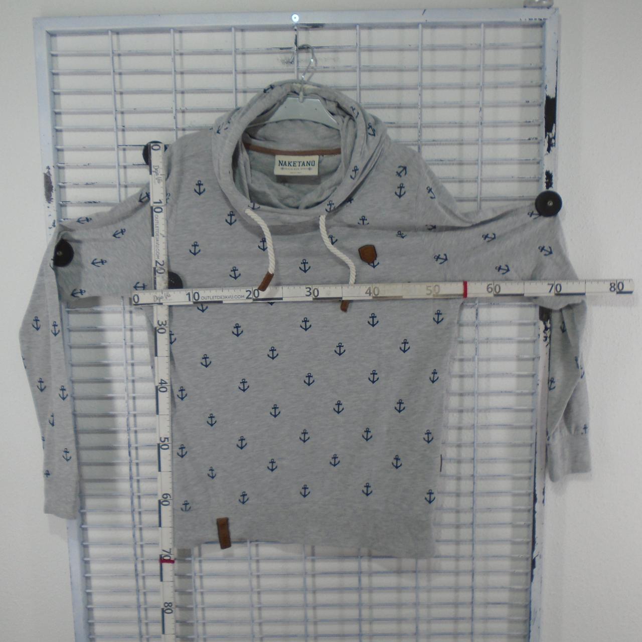 Women's Hoodie Naketano. Grey. L. Used. Good