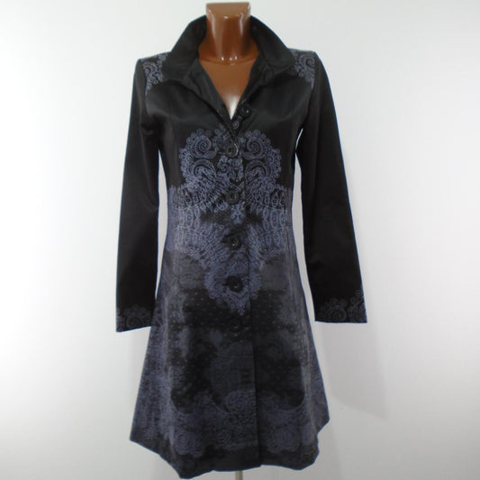 Women's Coat Desigual. Black. L. Used. Very good
