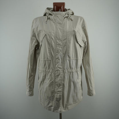 Parka Tommy Hilfiger para mujer. Gris. Talla L. Usada. Buena calidad