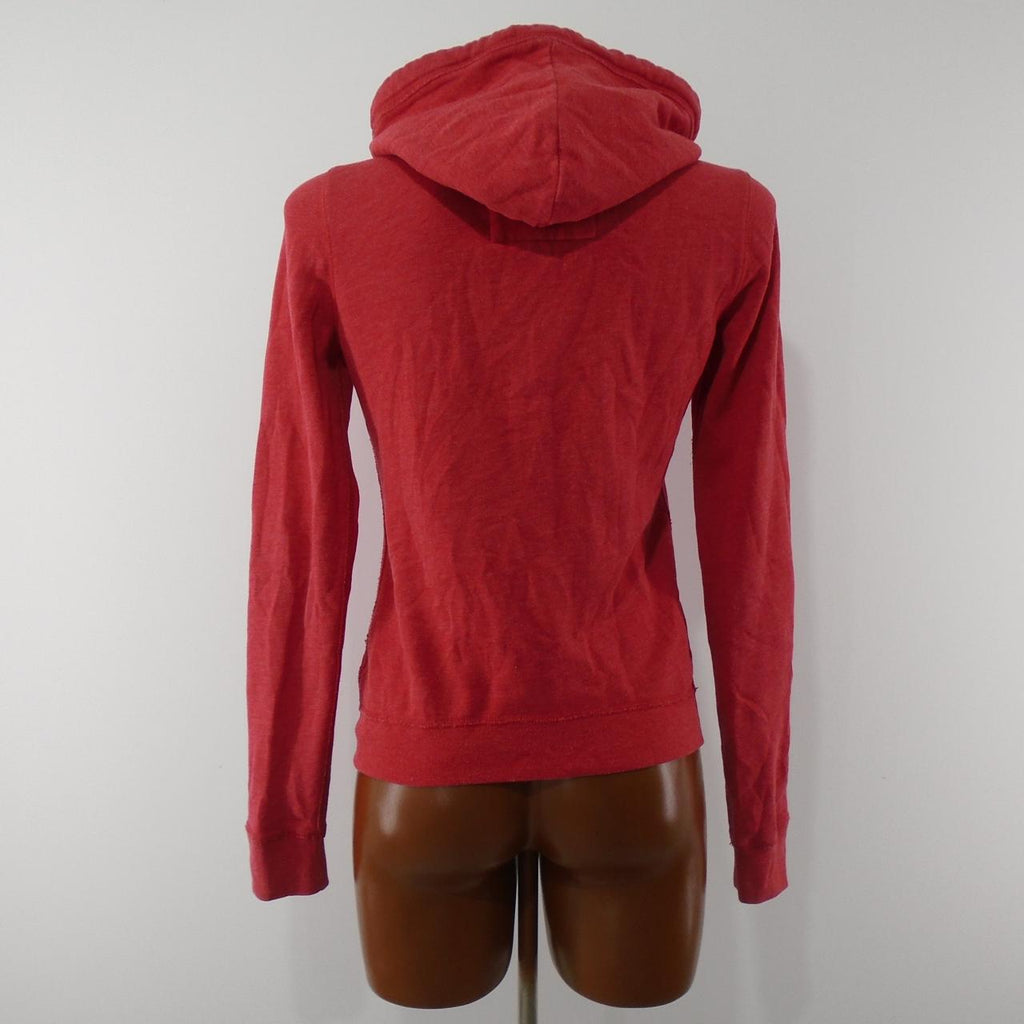 Sudadera con capucha para mujer Hollister. Rojo. XS. Usado. Bien