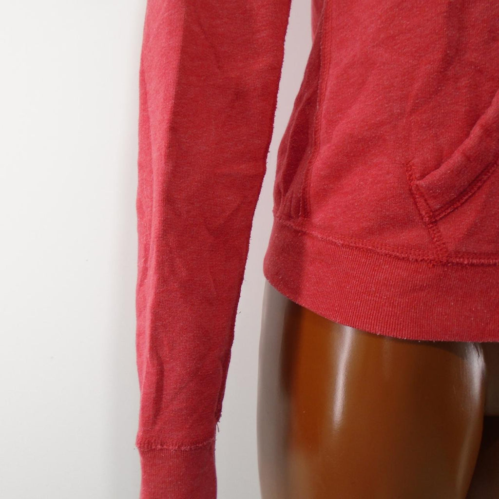 Sudadera con capucha para mujer Hollister. Rojo. XS. Usado. Bien