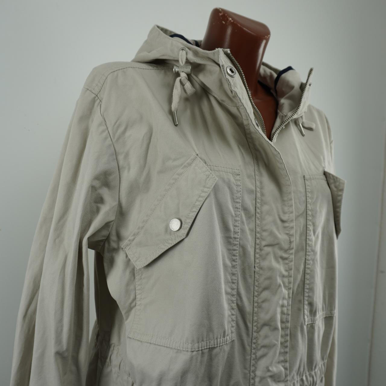 Parka Tommy Hilfiger para mujer. Gris. Talla L. Usada. Buena calidad